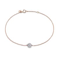 Bracelet Burato Woman Diamonds Paillettes in Rose Gold Diamante BO137 - BO137